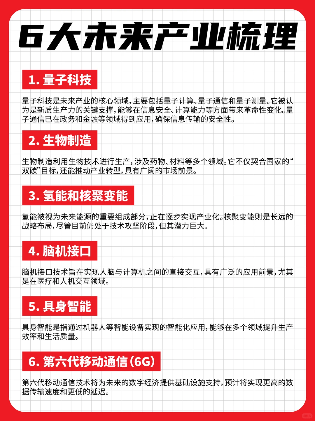 六大未来产业全解析