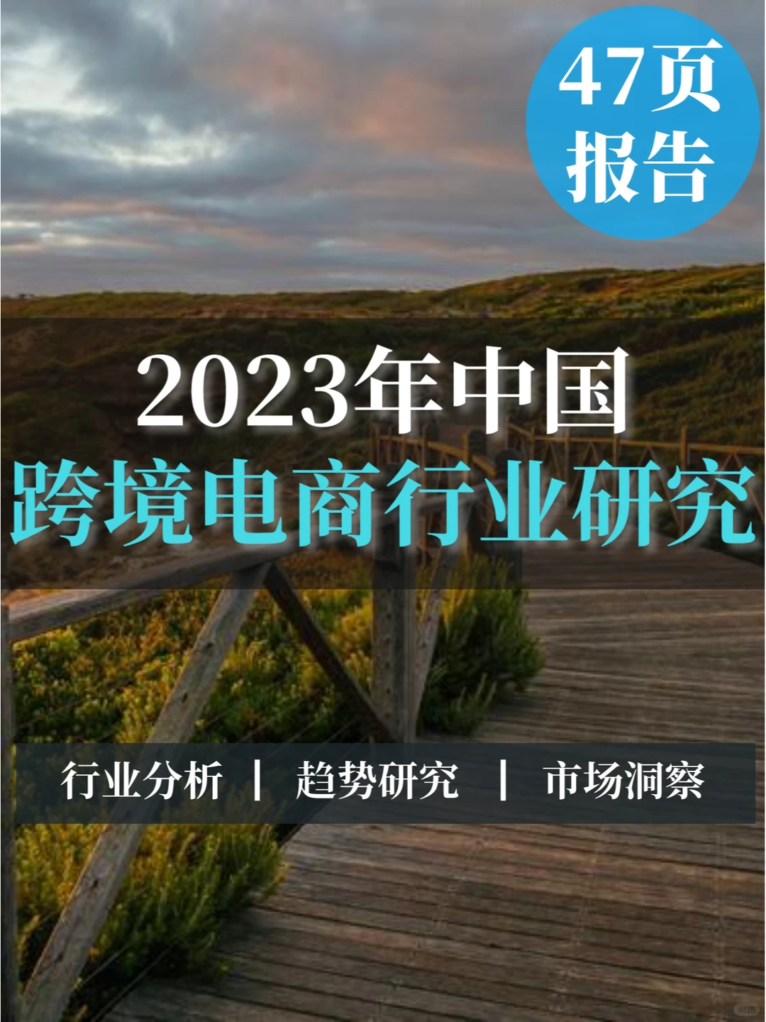 47页报告▏2023年中国跨境电商行业研究