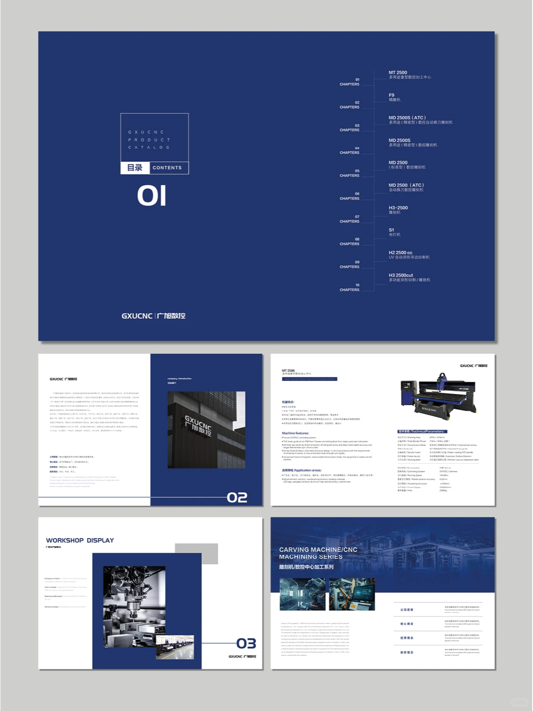 数控人的 “梦中情册”蓝色系宣传画册来袭