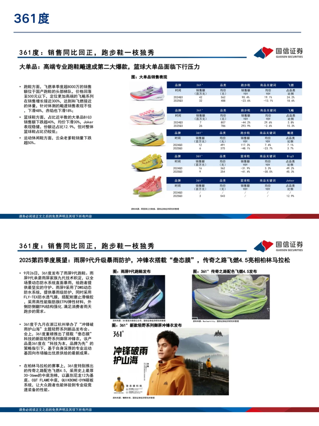 运动品牌战报 | 2025年Q3产品竞争回顾分析