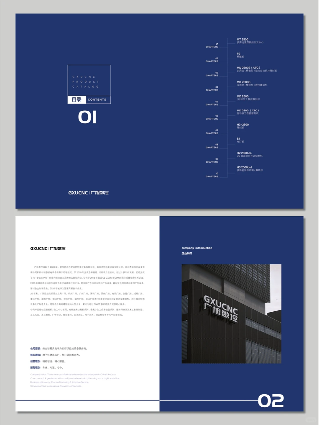 数控人的 “梦中情册”蓝色系宣传画册来袭