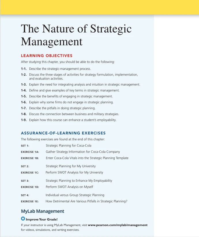 战略管理：竞争优势方法（概念与案例）（第