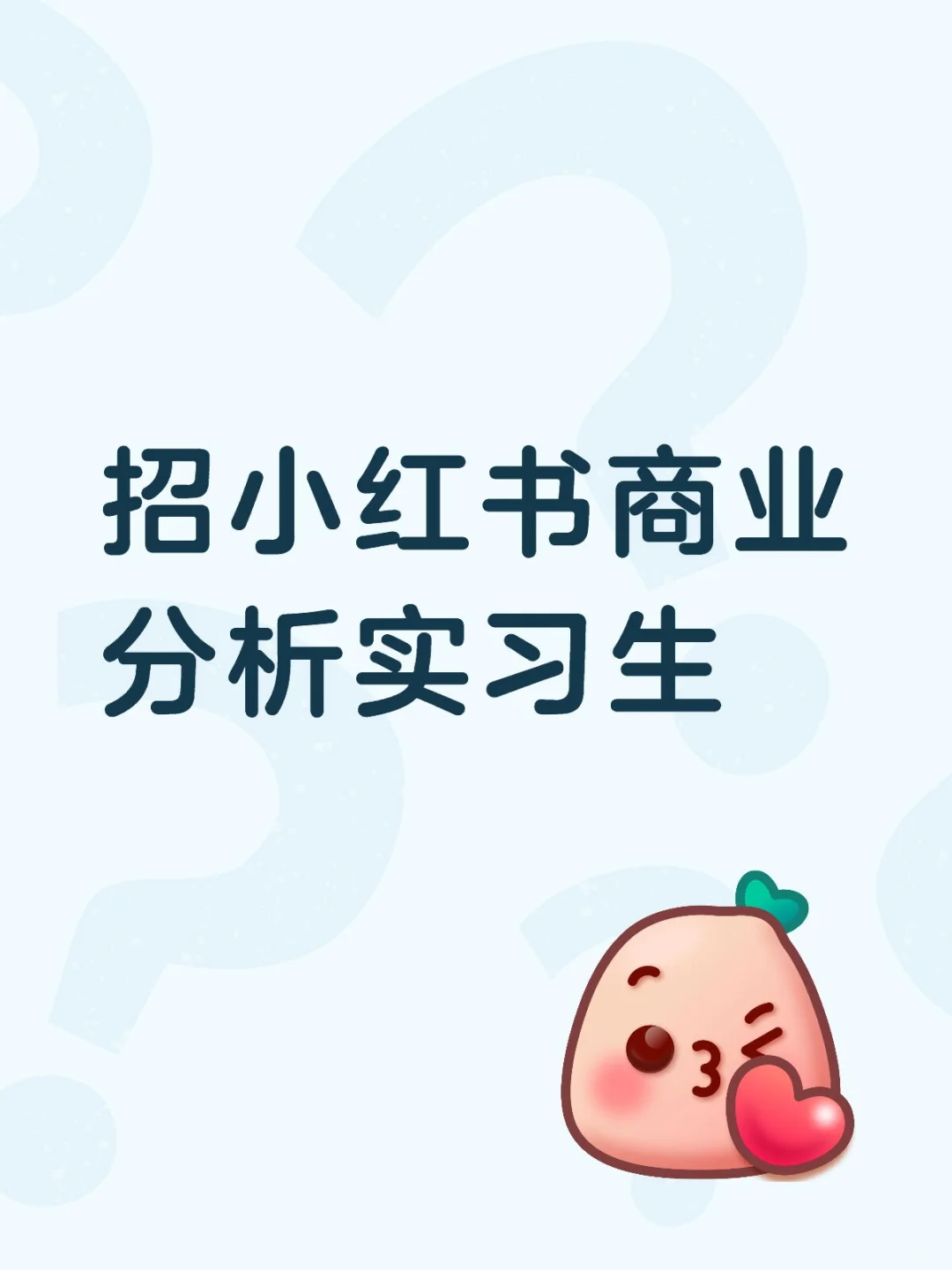 招小红书商业化商业分析实习生