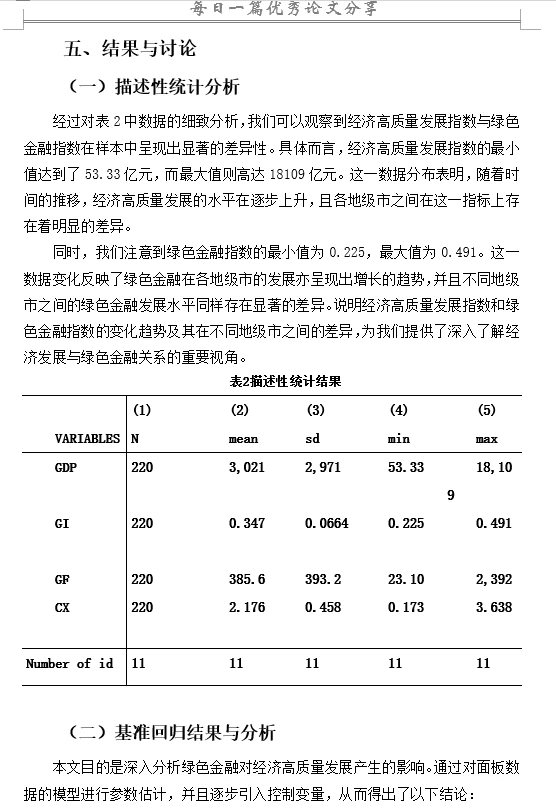 绿色金融对经济发展影响研究—以浙江省为例
