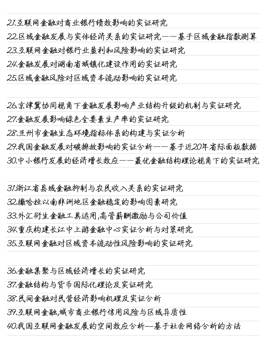 金融专业论文选题参考，你确定不看吗❗️❗