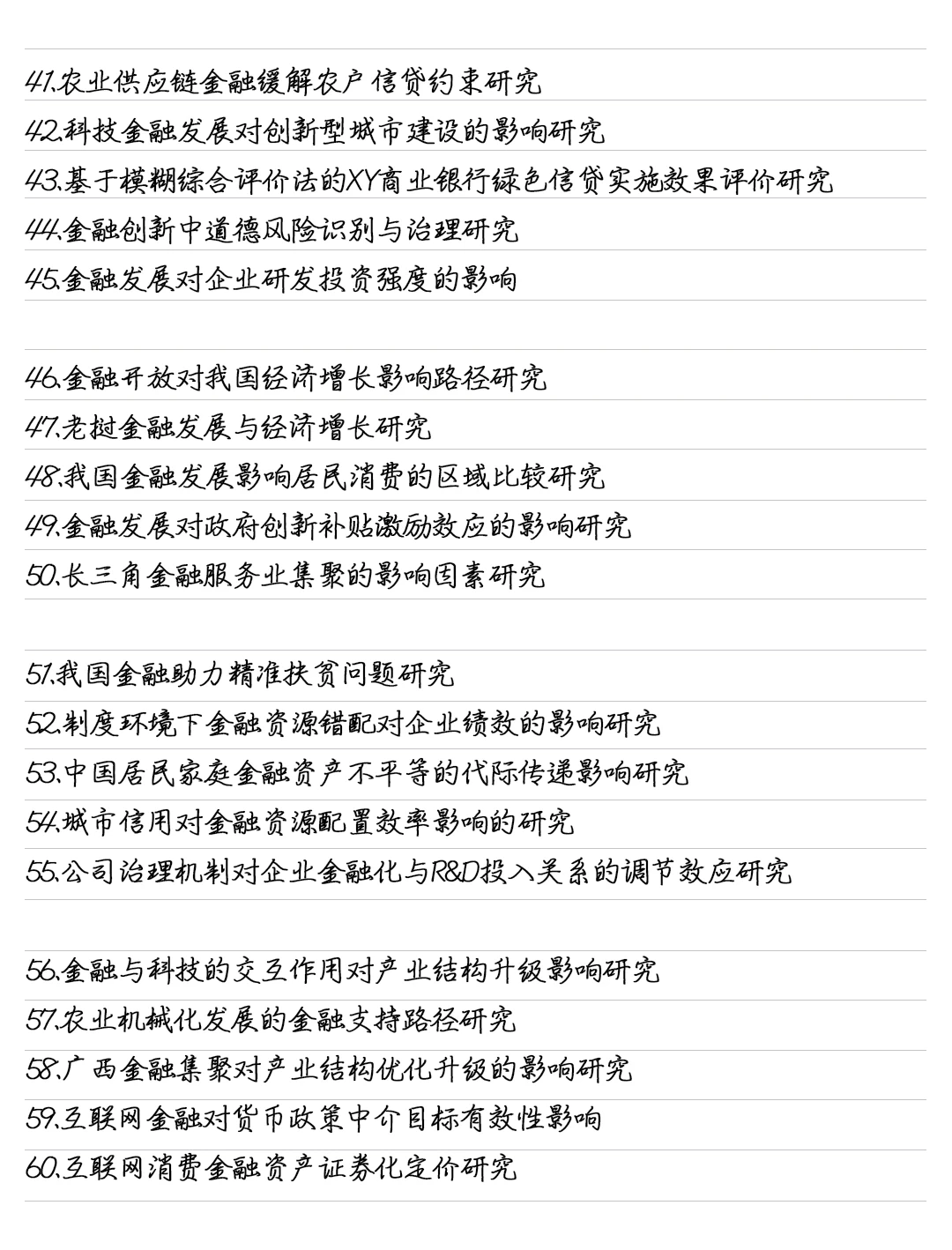 金融专业论文选题参考，你确定不看吗❗️❗
