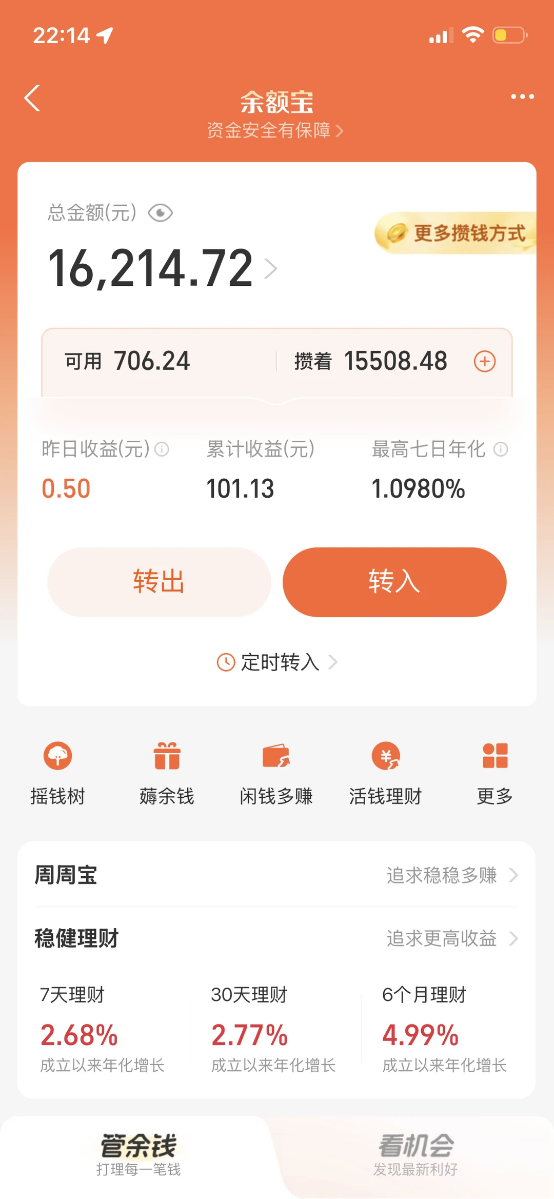 省钱党的一天/11.20支出73.95元