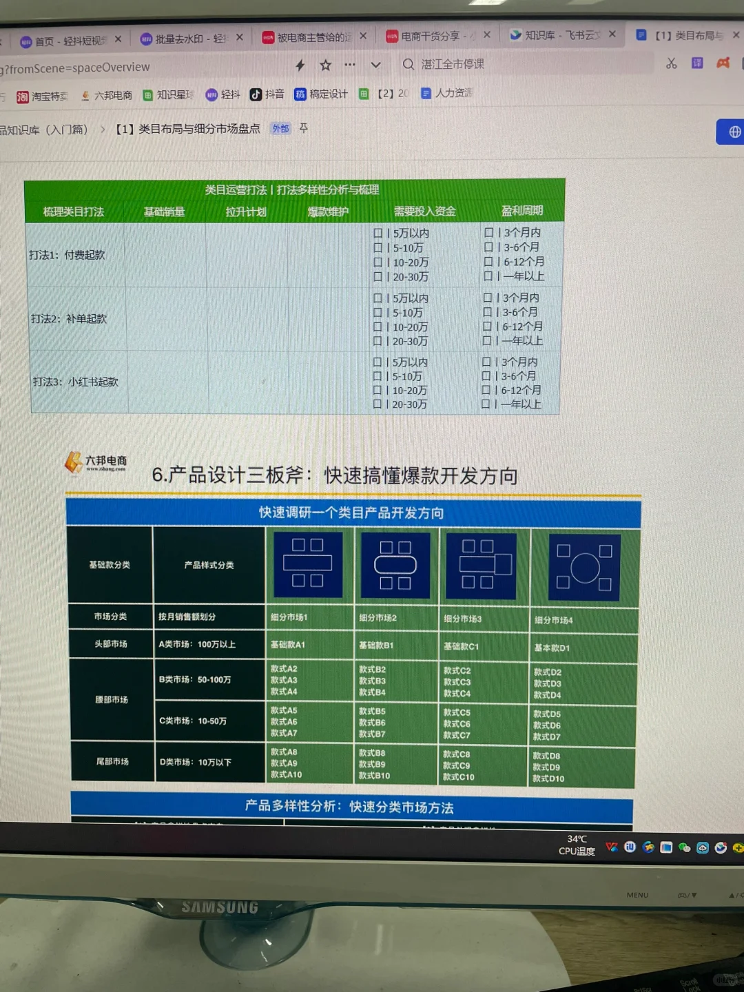 我终于会做市场分析了！！！