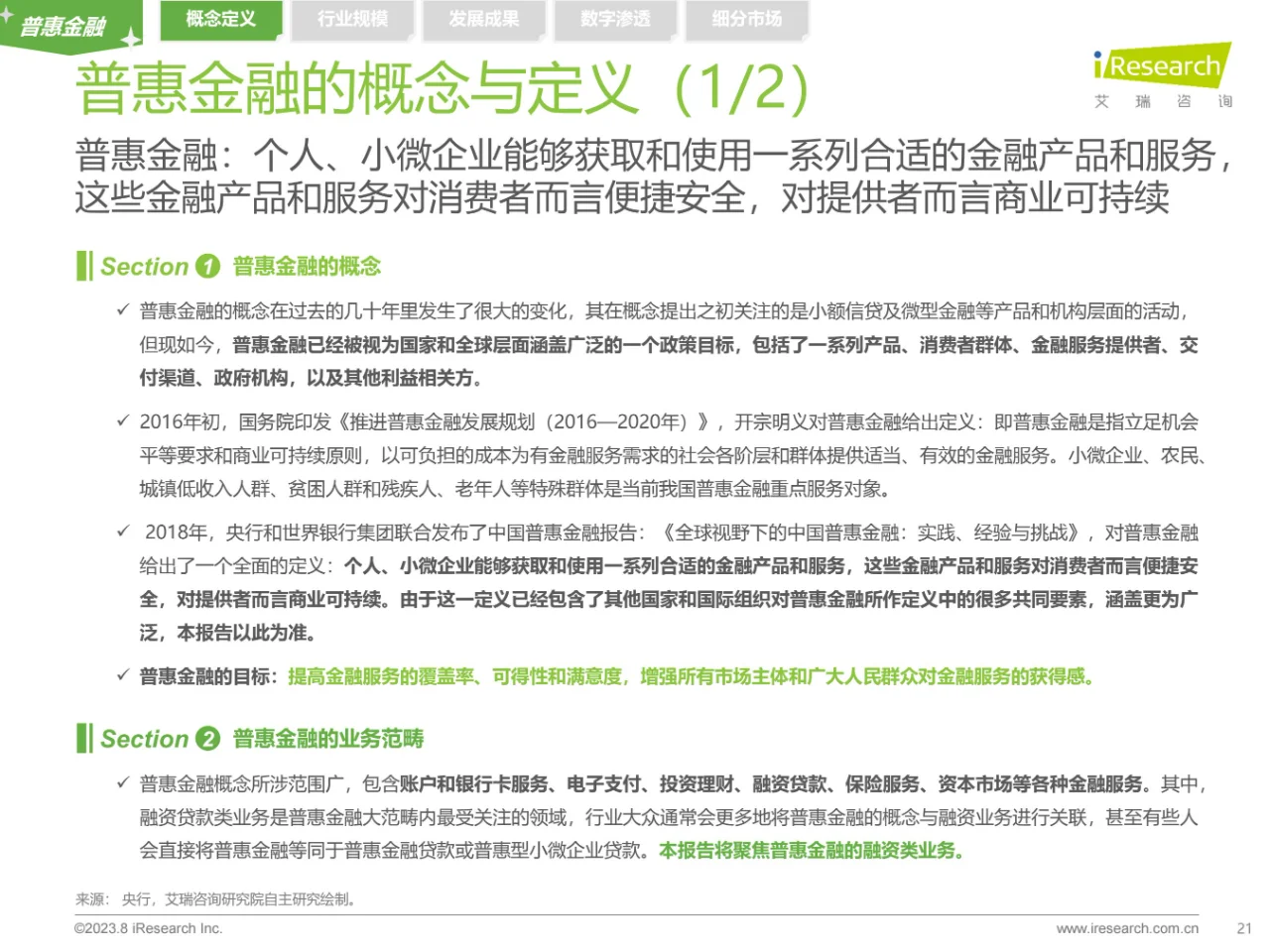 2023年中国普惠金融行业洞察报告