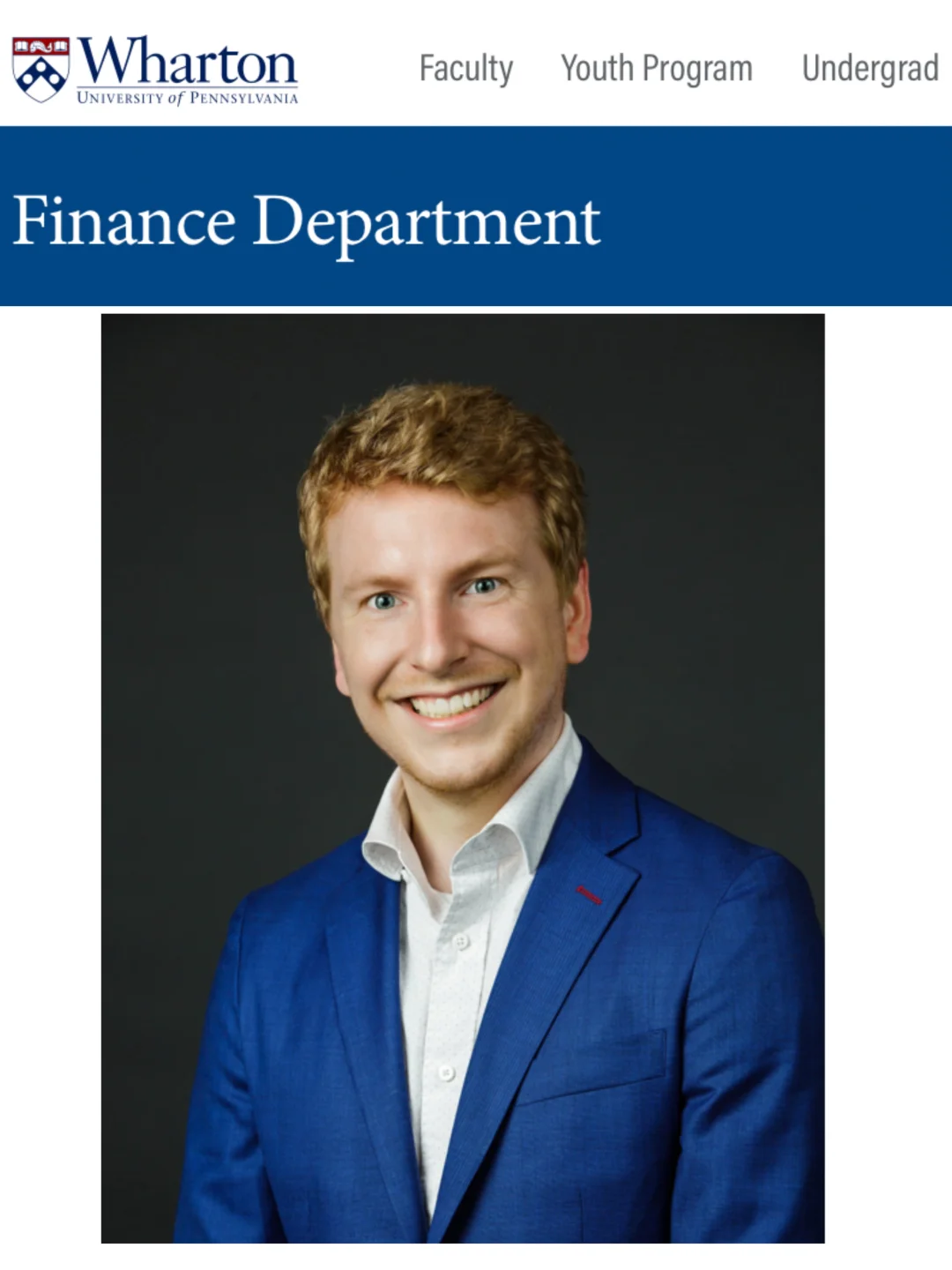 金融学全奖｜欢迎各位来宾夕法尼亚大学读博