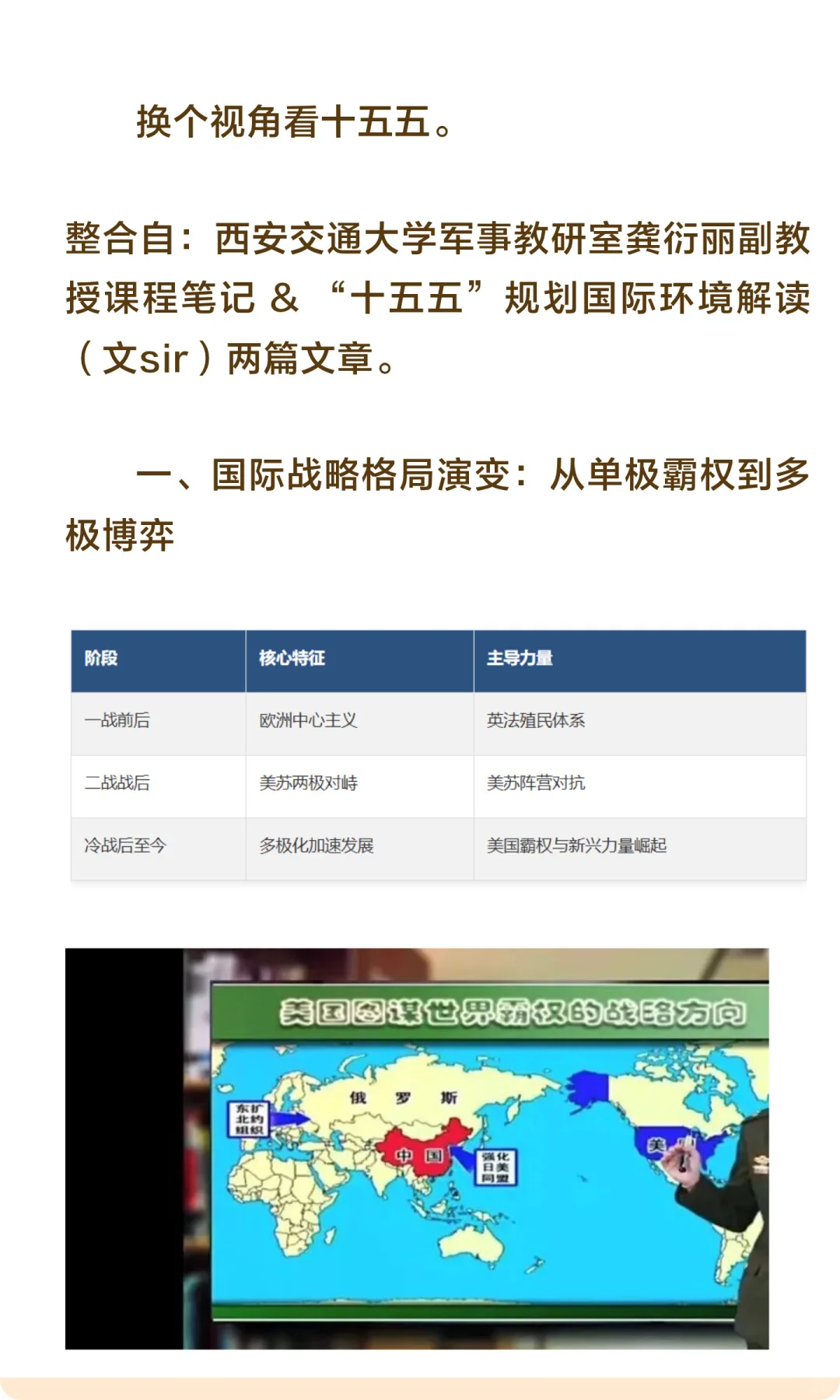 美国视角下的十五五军事竞争格局分析