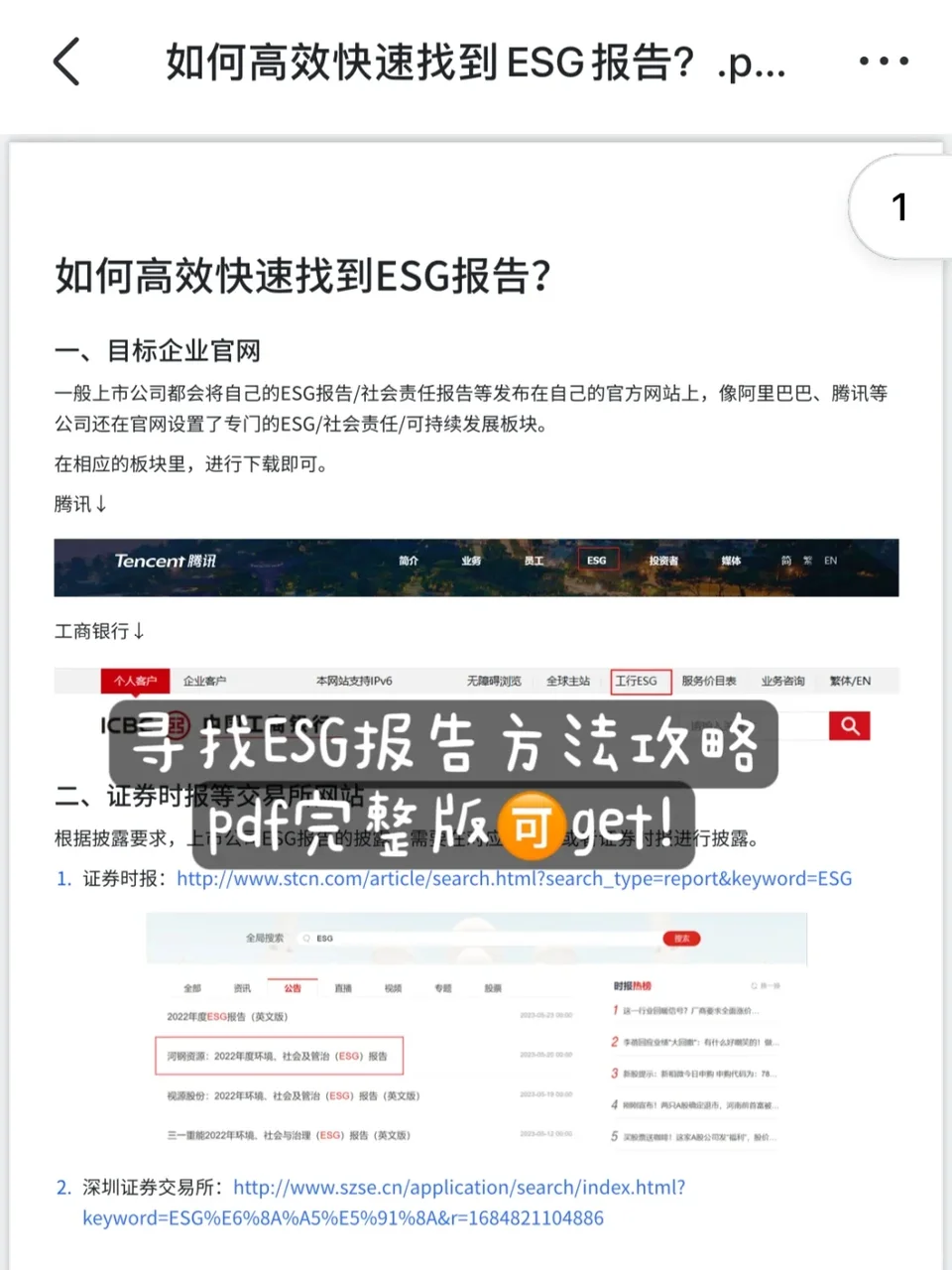这个网站我愿称之为撰写ESG报告最伟大发明