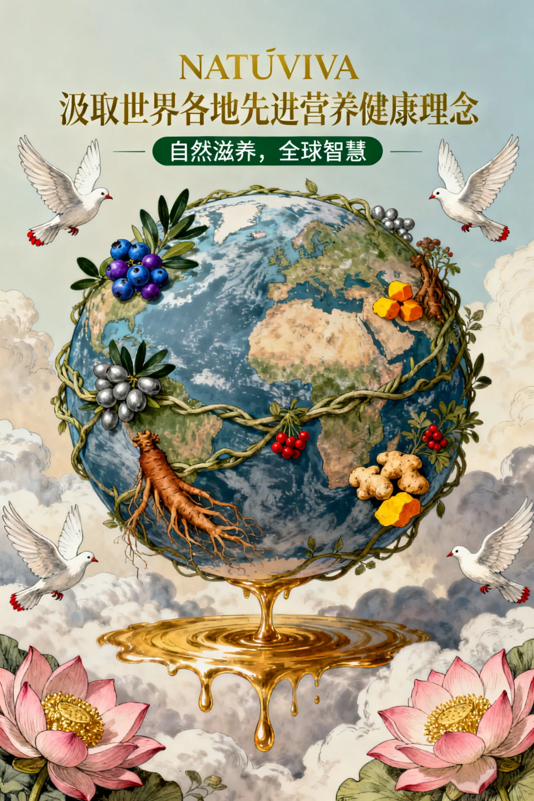 汲取世界各地先进营养健康理念