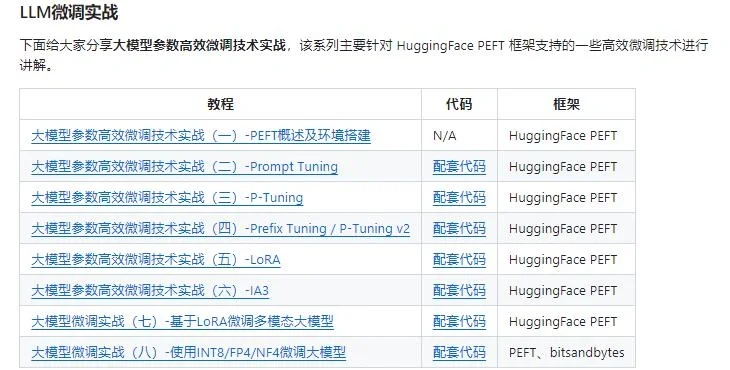 练完这些项目，你就是大模型大师！