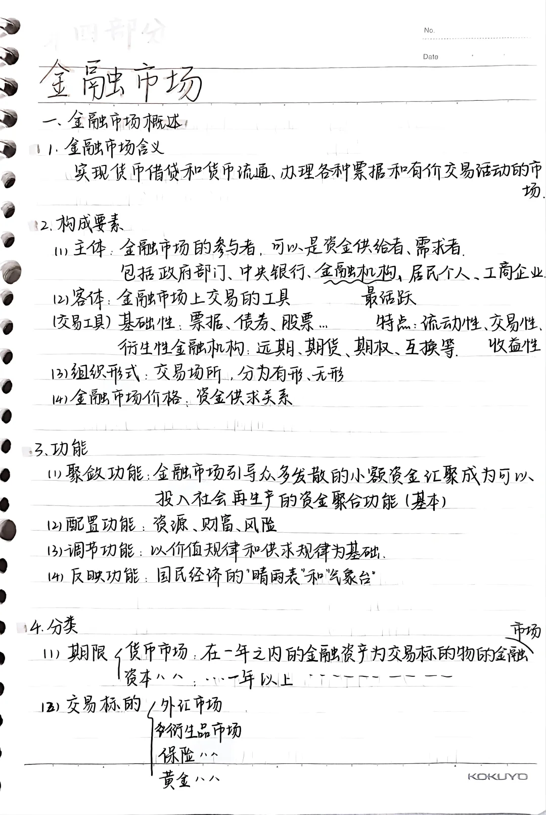 货币金融学笔记3——金融市场