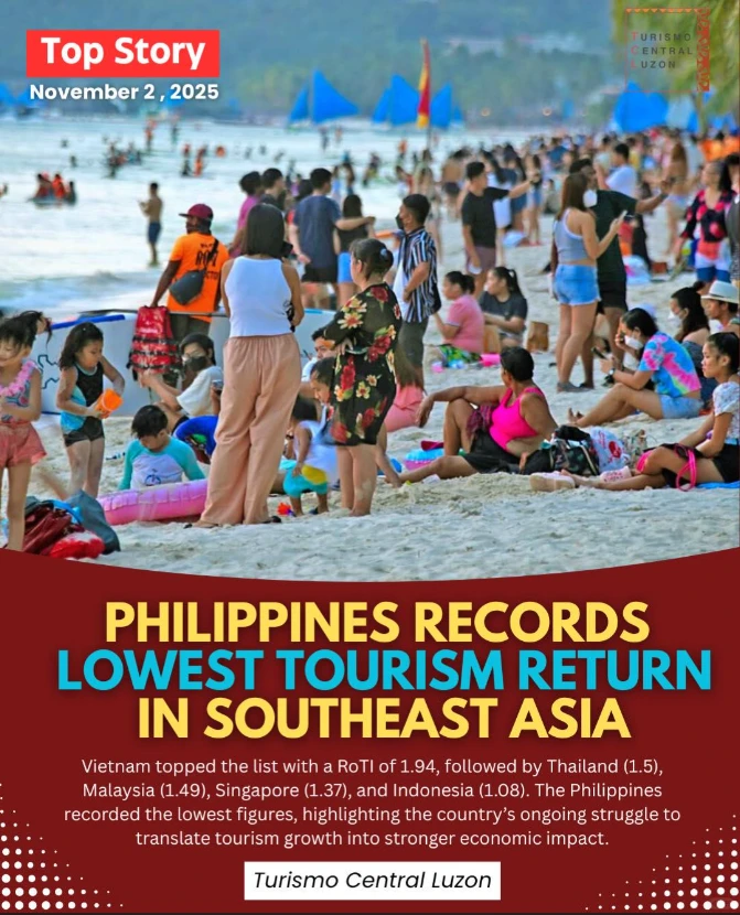 菲律宾旅游业回报在东南亚地区创下新低？