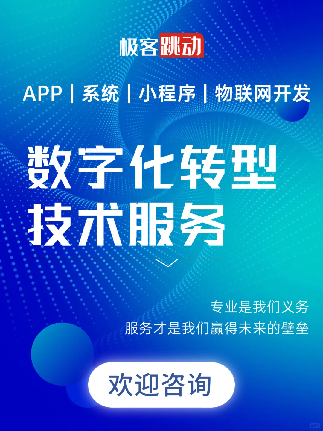 企业数字化转型技术服务，支持全行业！