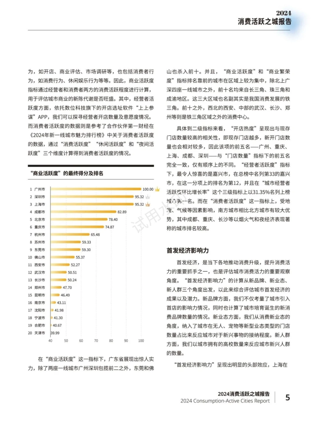 2024年消费活跃之城报告