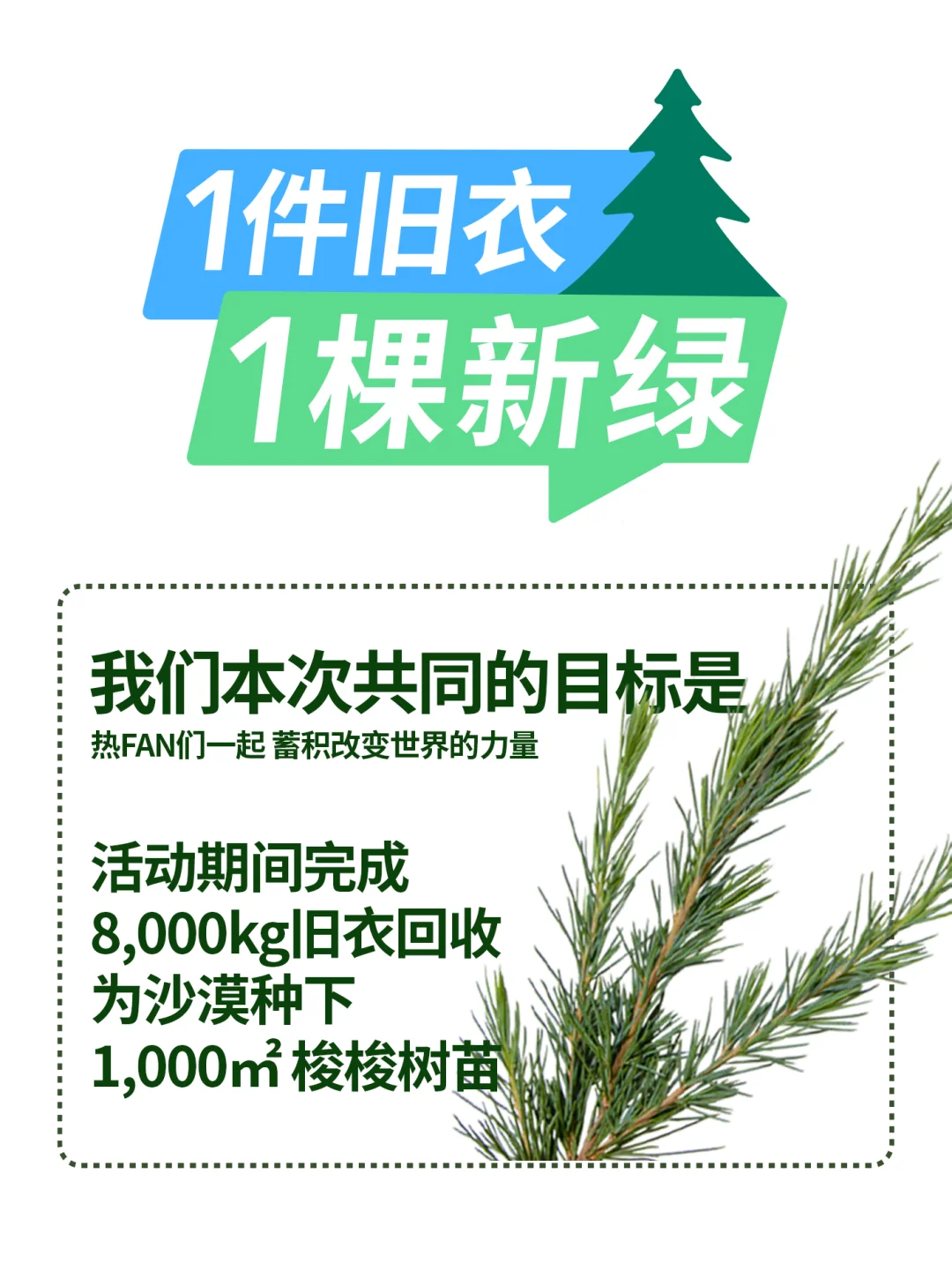 旧衣鞋回收｜衣橱断舍离 沙漠变绿地?