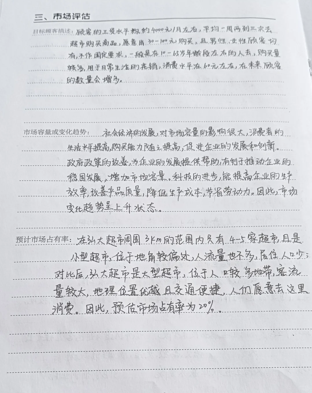 大学的SYB创业怎么写？这不就来了吗，哈哈