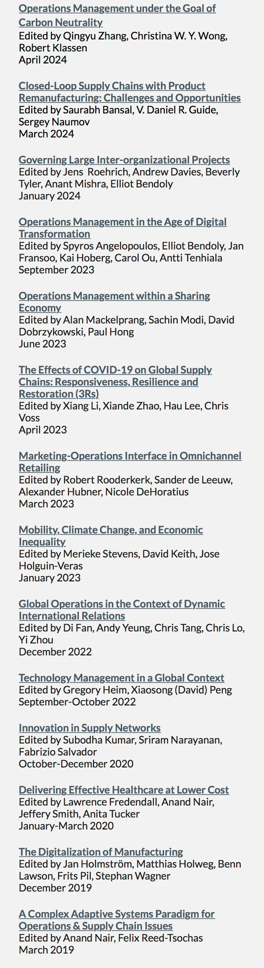 管理科学与工程领域最新趋势和未来方向