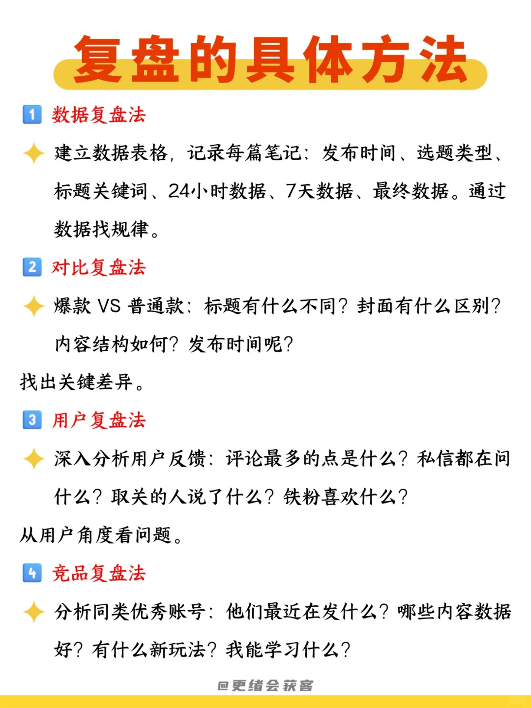 每日吃透一个运营知识——复盘