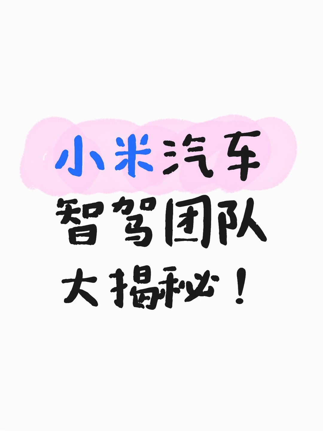 小米汽车智驾团队大揭秘!