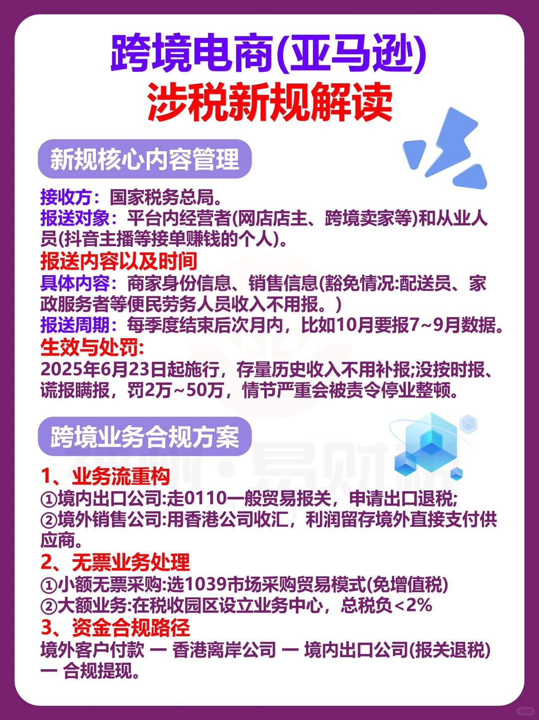 跨境税务新规速递！?电商老板必看！