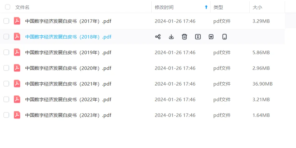 17年-23年数字经济白皮书汇总