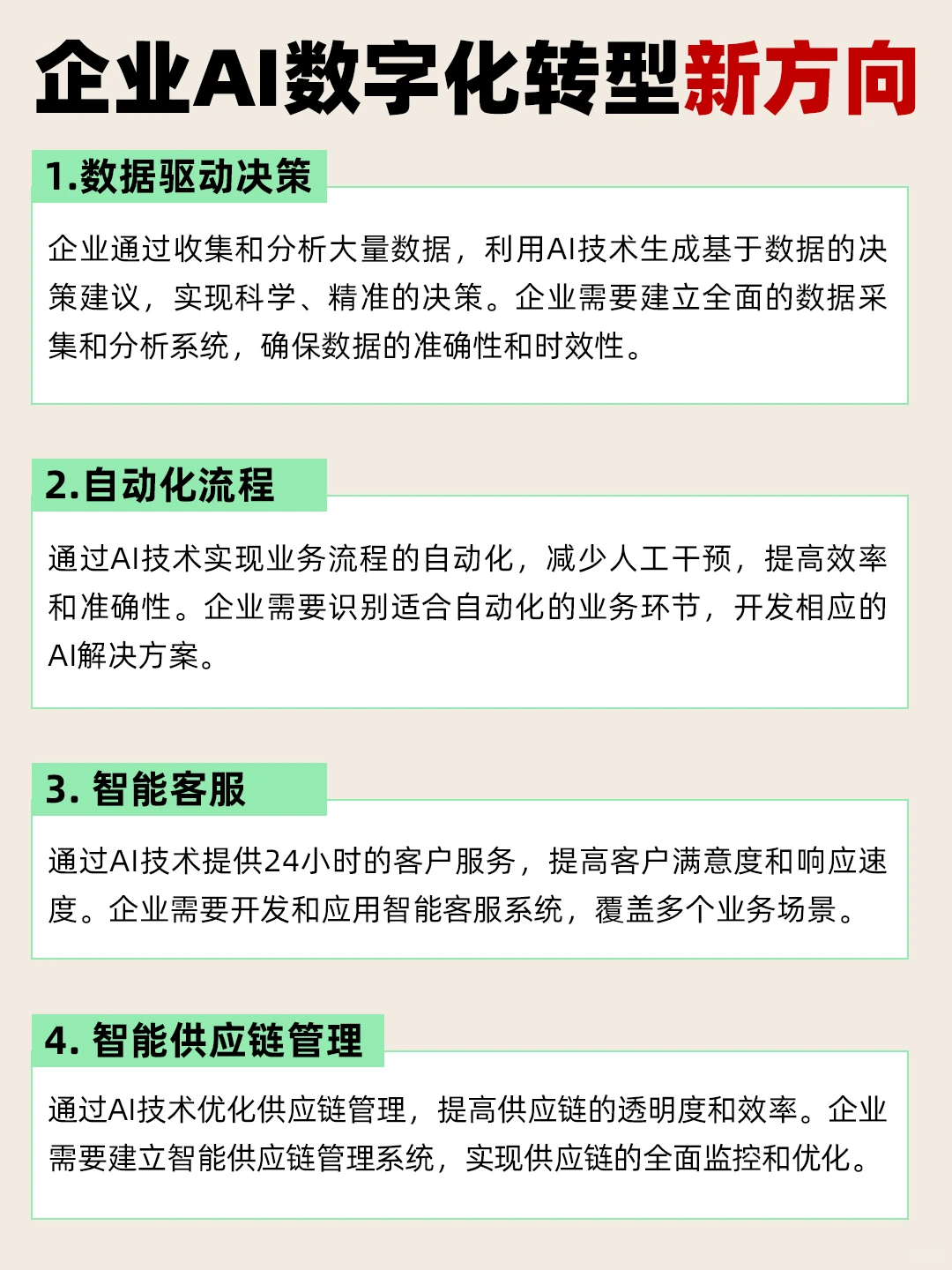 实战干货｜如何借助AI实现企业数字化转型