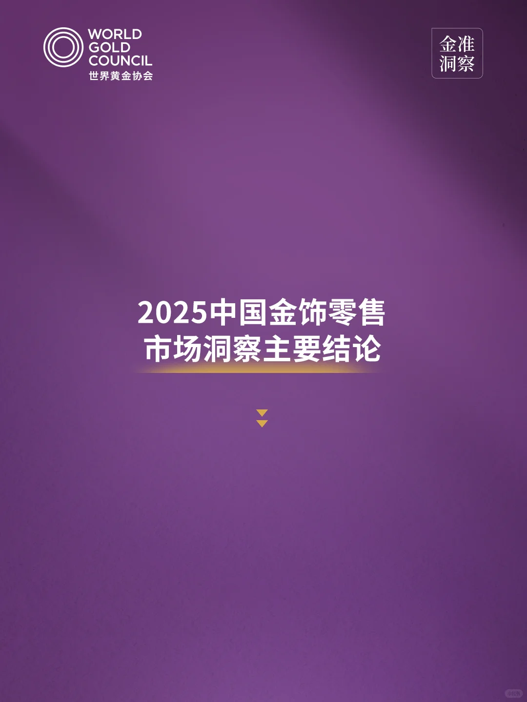 金准洞察 | 2025年中国金饰零售市场洞察1.0
