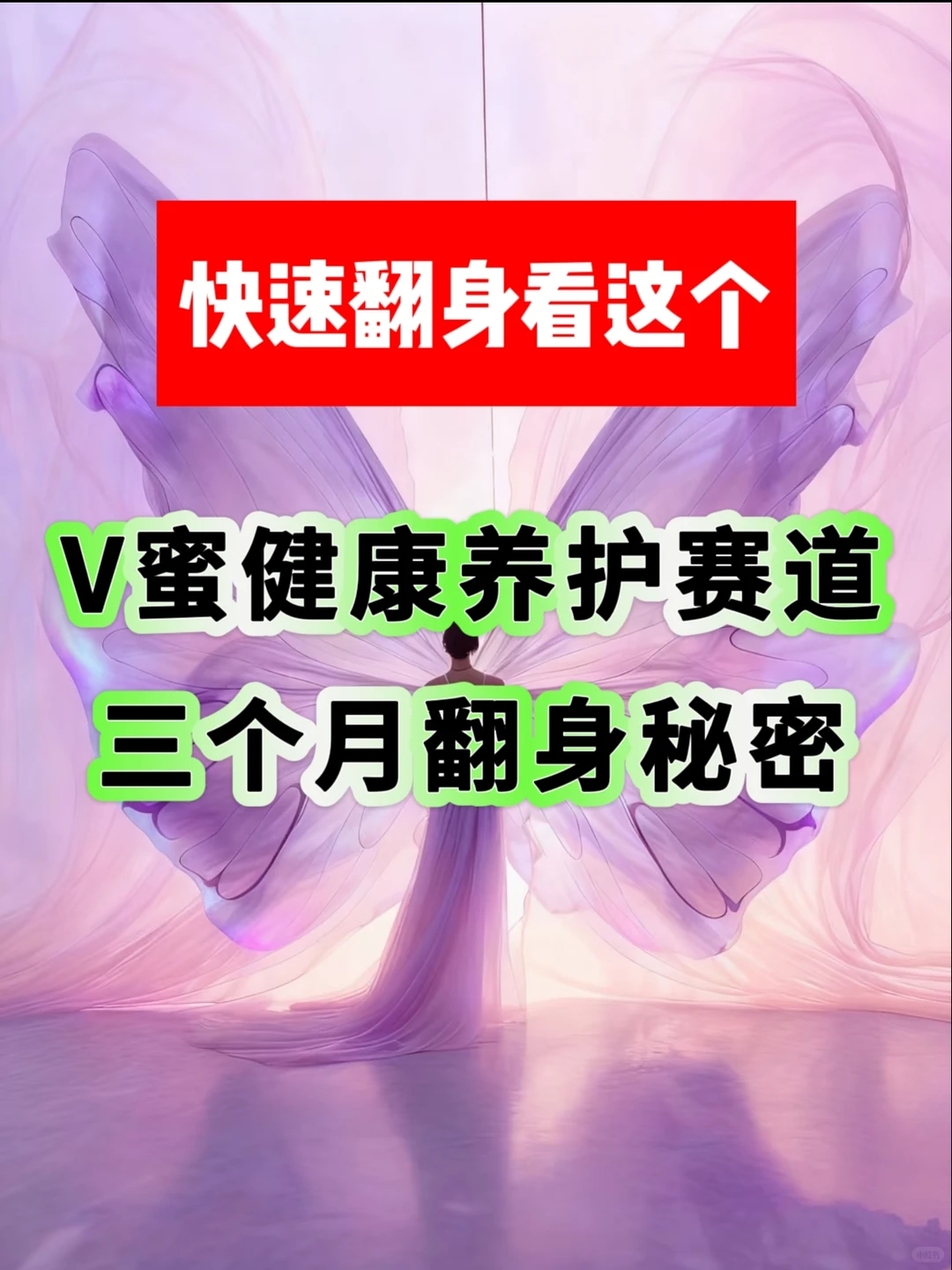 2025 最野赚钱风口来了 ——V 蜜健康赛道