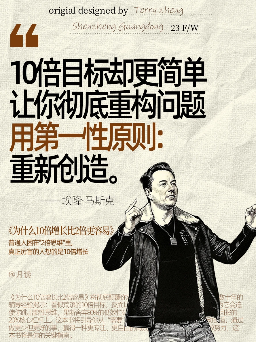 《为什么10倍增长比2倍容易》中文版终于来了