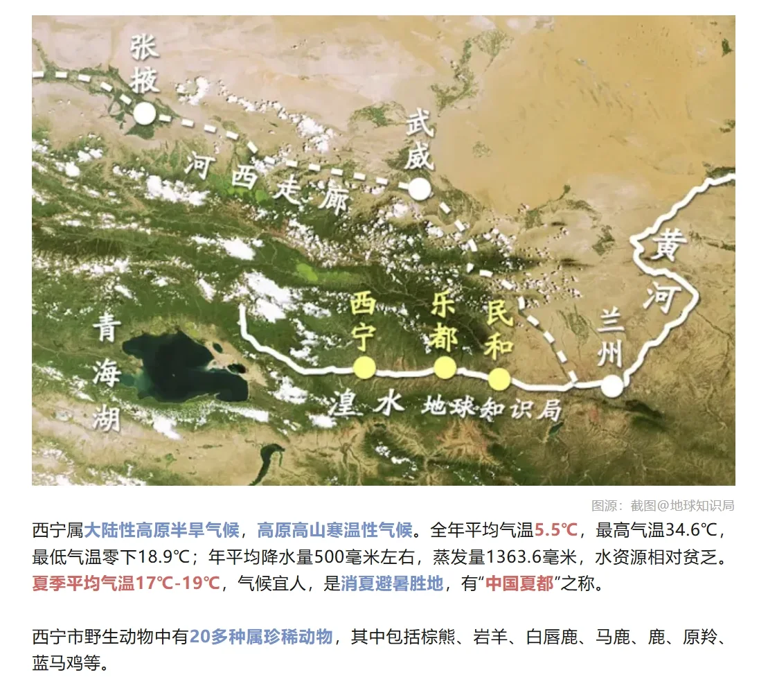 【城市报告】一个关于青海西宁的简易报告