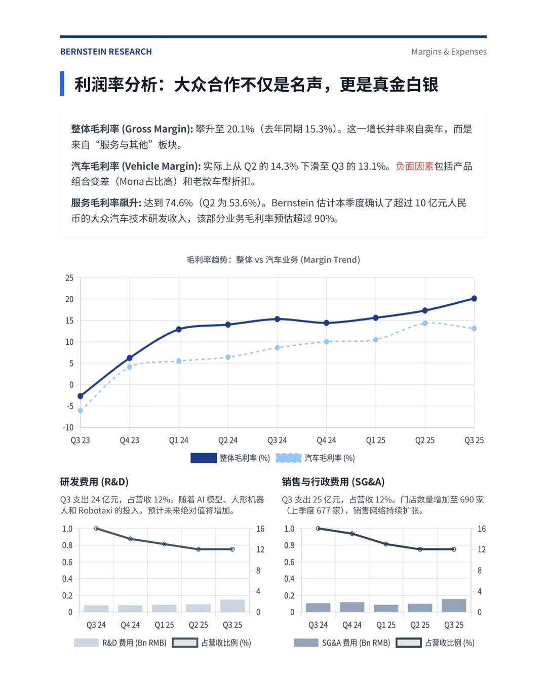 伯恩斯坦研报,小鹏财报解读,大众合作撑利润