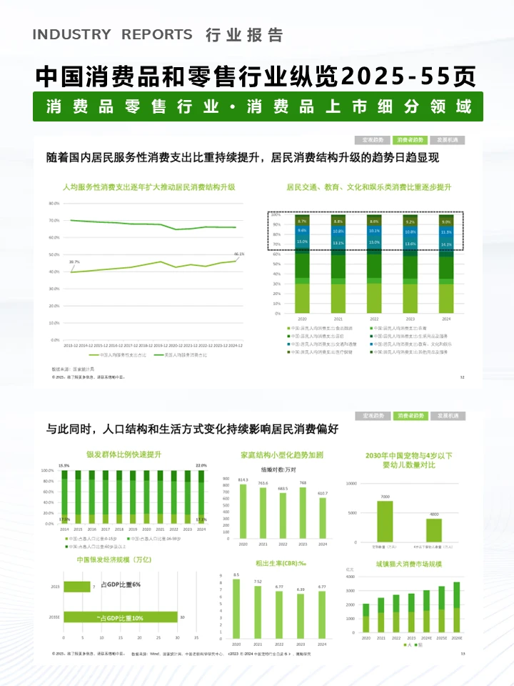 一篇报告洞察2025中国消费品和零售行业趋势