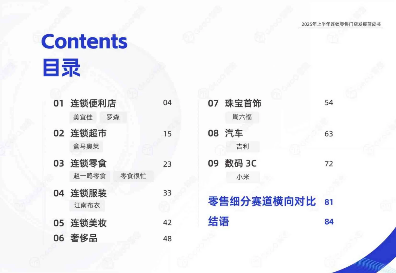 ?2025连锁零售门店发展洞察