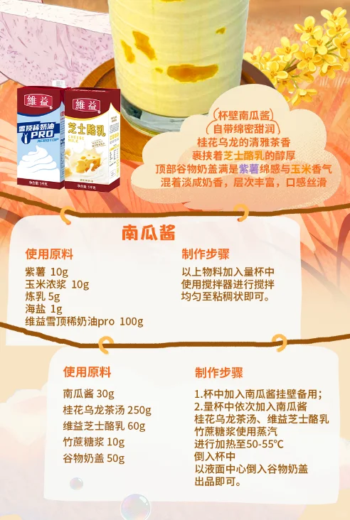 维益新品推荐?凉意渐浓，茶饮升温✨