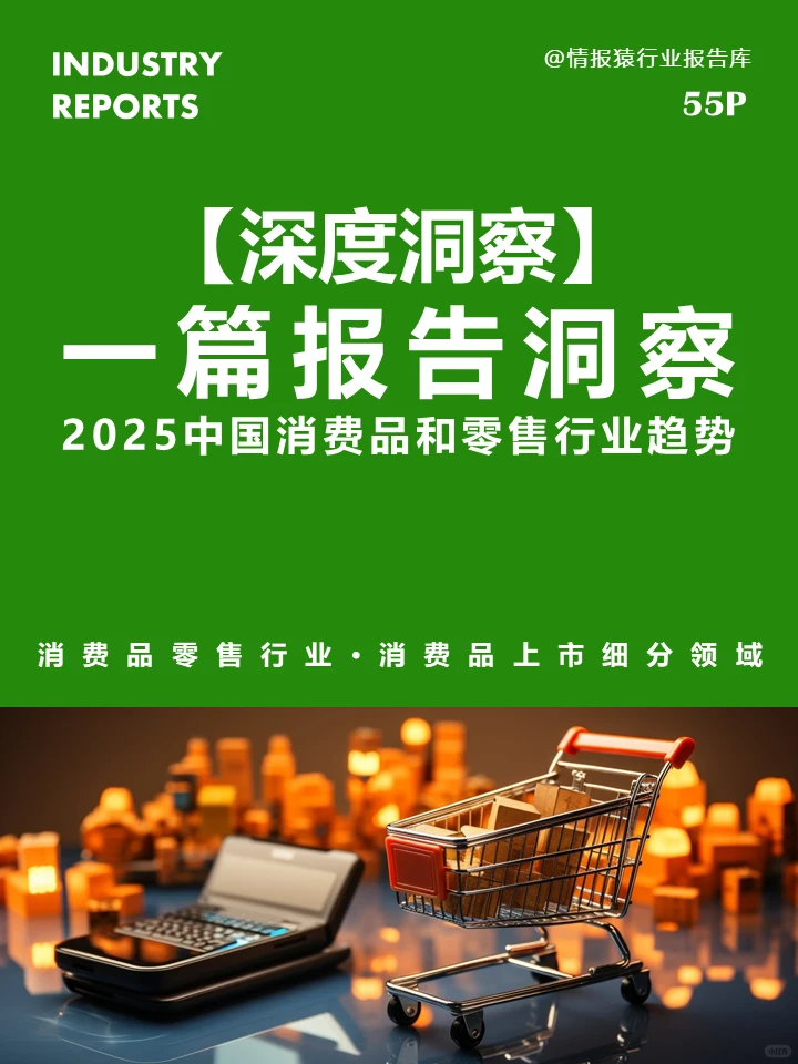 一篇报告洞察2025中国消费品和零售行业趋势