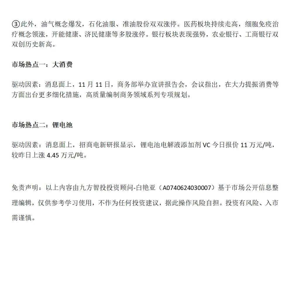 11.12行情复盘