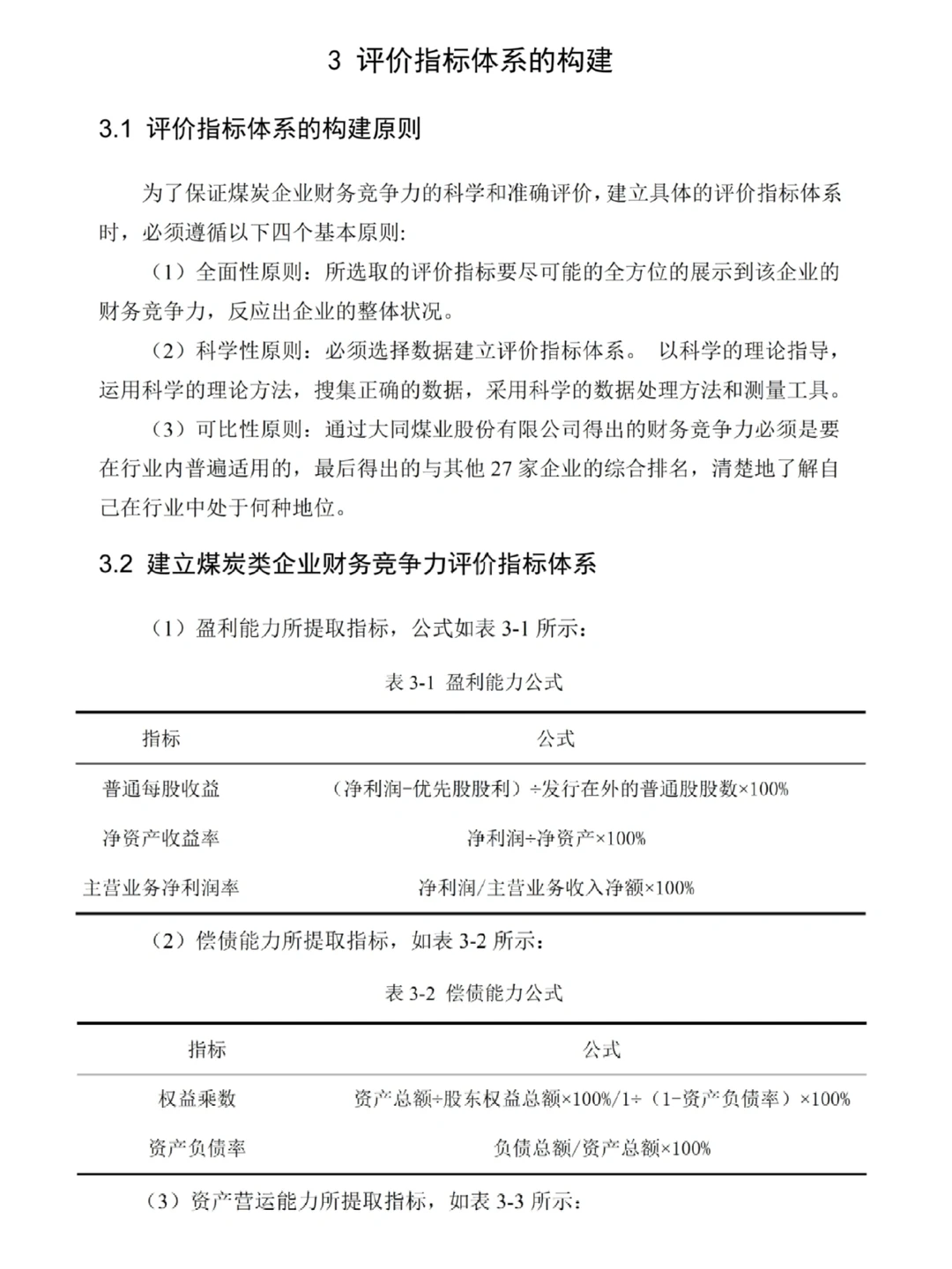 财会姐妹,想写财务竞争力分析论文的看过来
