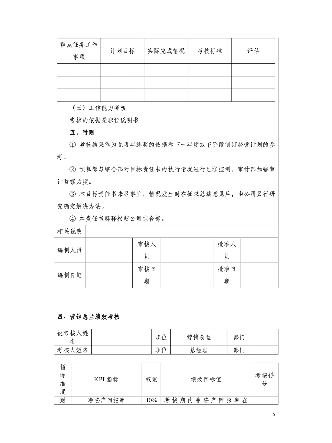 高绩效管理案例二——万科集团