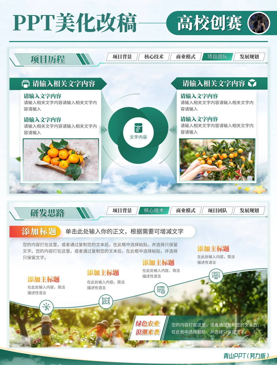 助力乡村✨创新大赛高分PPT案例分享