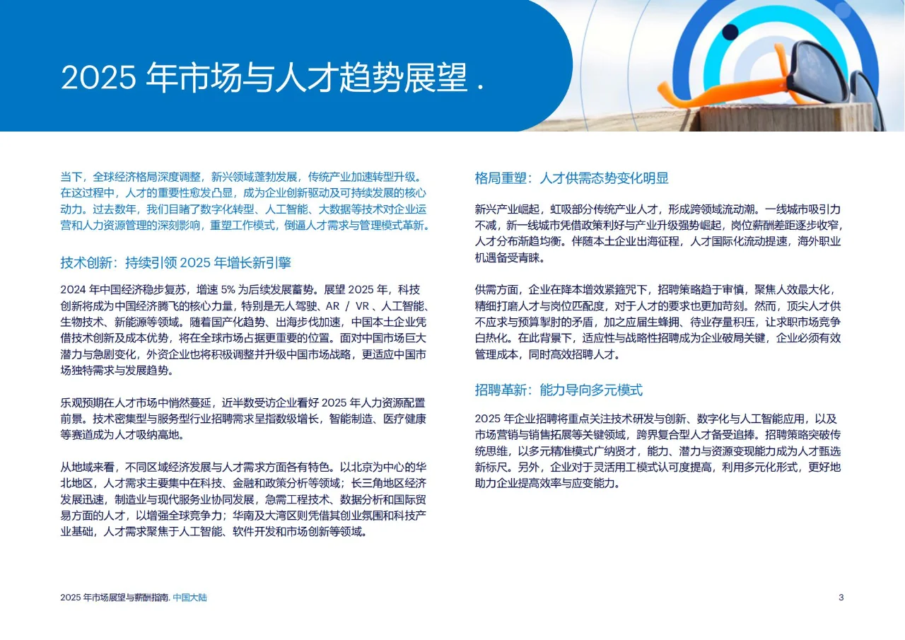 2025中国市场展望与薪酬指南报告