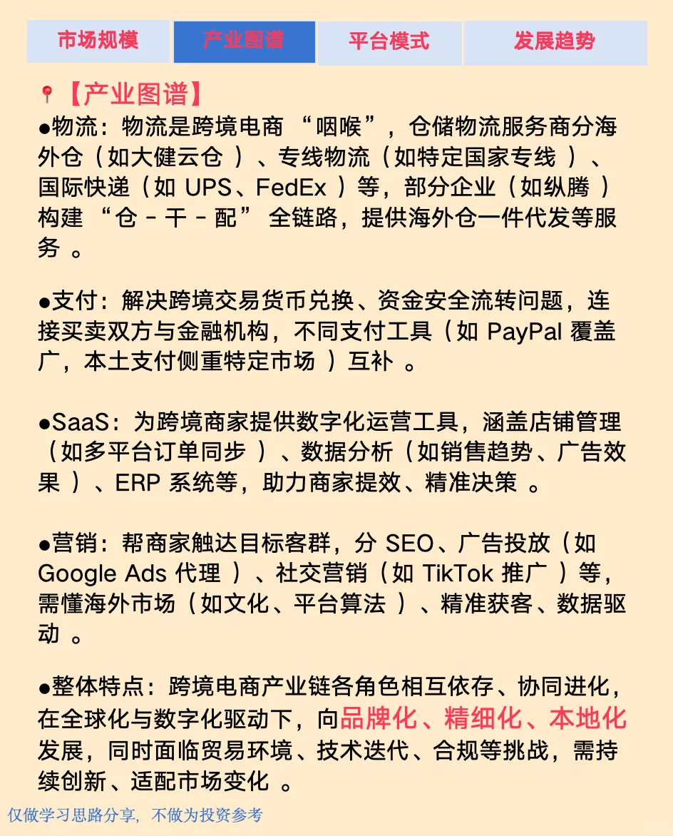 行业分析|100个行业赛道拆解|NO.6跨境电商