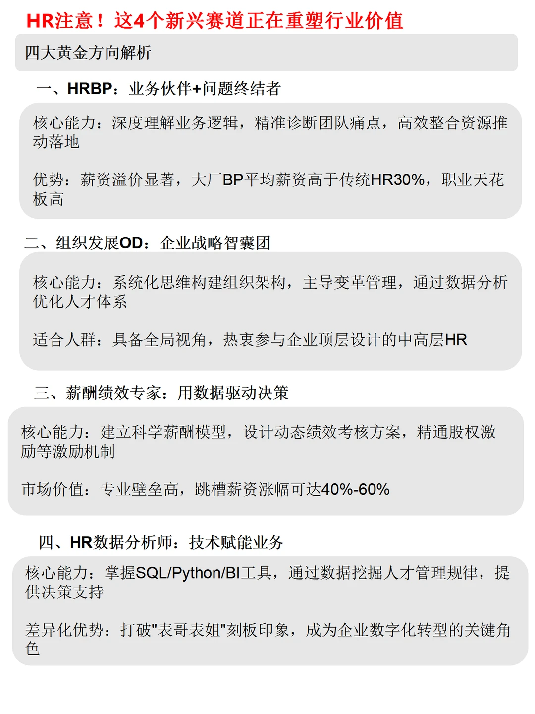 HR注意！这4个新兴赛道正在重塑行业价值