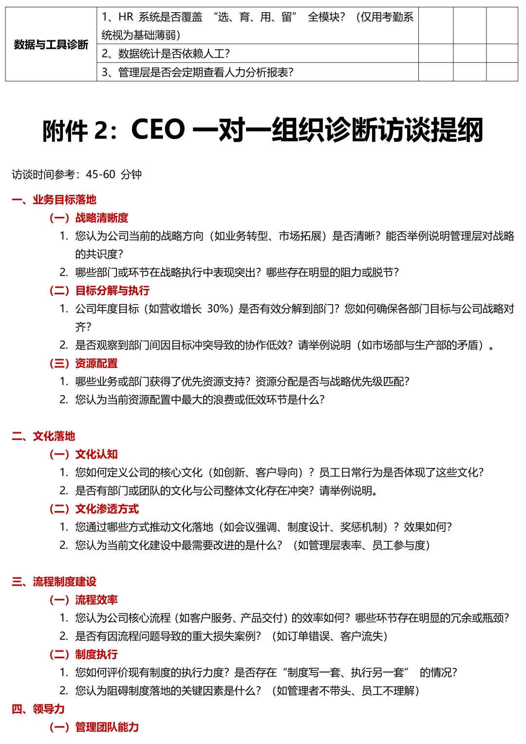 手把手教你用组织诊断模型解决企业变革难题