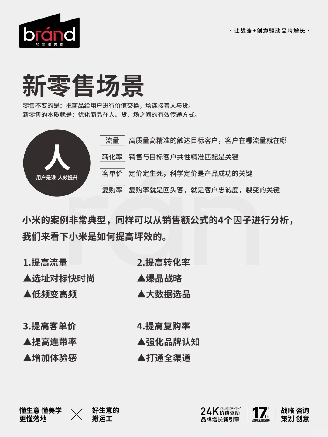 人｜货｜场：万能的品牌增长分析逻辑