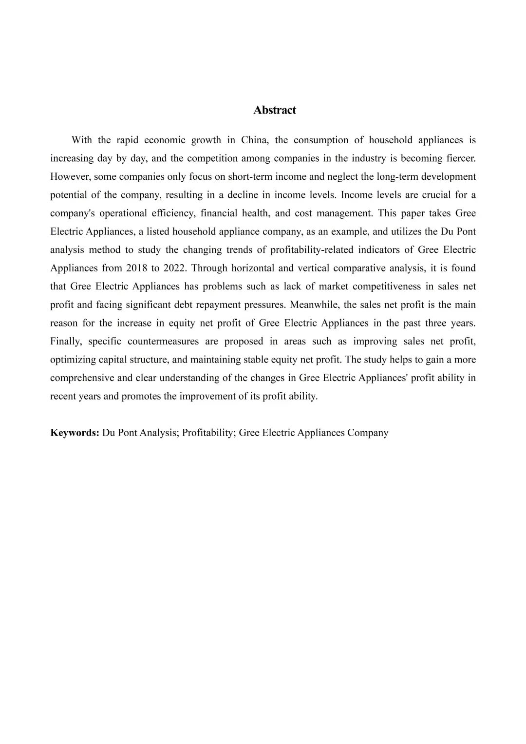 盈利能力不会写的一定要死磕这篇啊啊啊！！