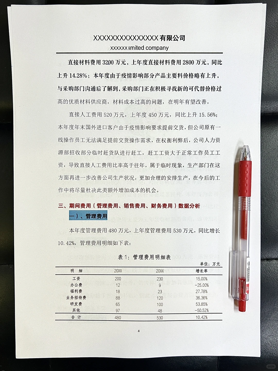 年度财务数据分析报告
